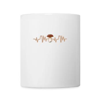 Cep Mushroom Heartbeat Mushroom Mushroom - Mug - white - Front