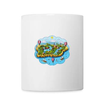 Puerto Rico Map - Mug - white - Front