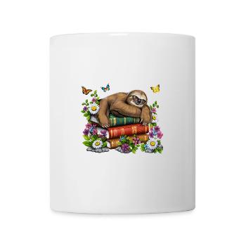 Lazy Sloth Books - Mug - white - Front