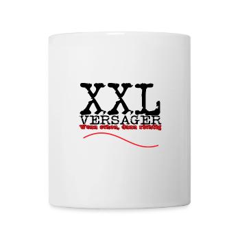xxl versager schwarz - Tasse - Weiß - Vorne