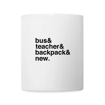 Teacher Life Backpack Academic Journey - Tasse - Weiß - Vorne