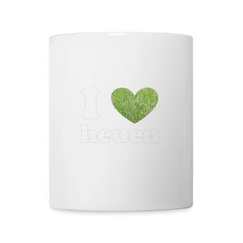 I love Heuen - Tasse - Weiß - Vorne