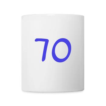 70. 70 YEARS. 70TH ANNIVERSARY. 70TH ANNIVERSARY. - Mug - white - Front