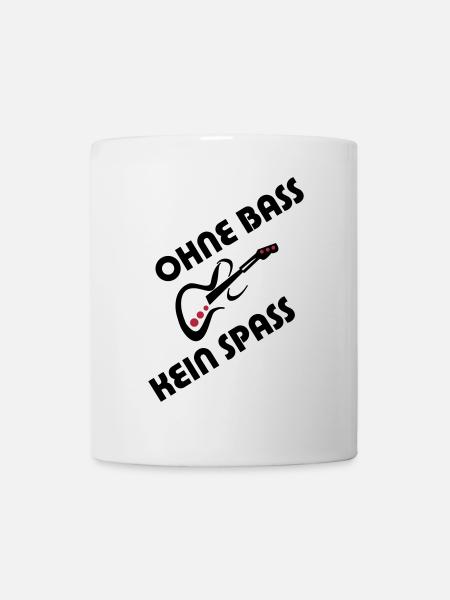 Musik ohne Bass - Tasse - Weiß