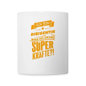 Be a hero - Dirigentin Geschenk - Tasse - Weiß - Vorne