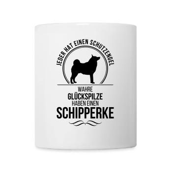 SCHIPPERKE Schutzengel Wilsigns - Tasse - Weiß - Vorne
