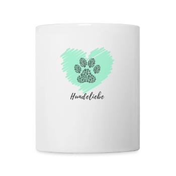 Hundeliebe - Tasse - Weiß - Vorne