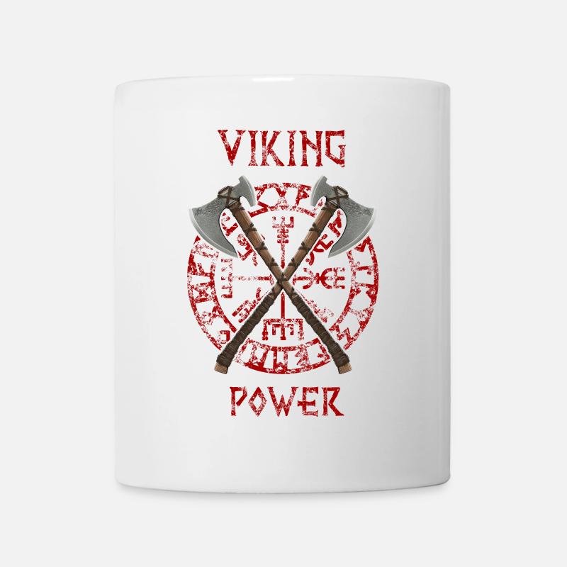 Viking Power (red) - Mug - white
