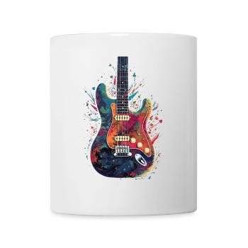 Electric Guitar Music Guitar Guitar - Mug - white - Front