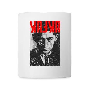 Portrait de Kafka Franz - Livres et littérature - Mug blanc - blanc - Devant