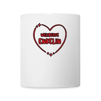 Weltbeste Enkelin Bestes Enkelkind Enkeltochter - Tasse - Weiß - Vorne
