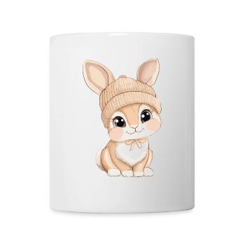 Hase Süß Niedlich Baby Kinder Tier Cartoon - Tasse - Weiß - Vorne