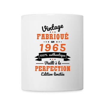 Anniversaire 60 ans - Vintage 1965 - Mug blanc - blanc - Devant