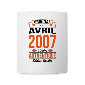 18th Birthday - Original - April 2007 - Mug - white - Front