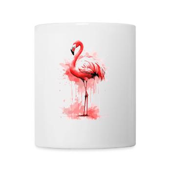 Flamingo Bird Exotic Summer Splash Pink Pink - Mug - white - Front