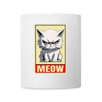 Cat Meow Grumpy Grumpy Grumpy Funny - Mug - white - Front