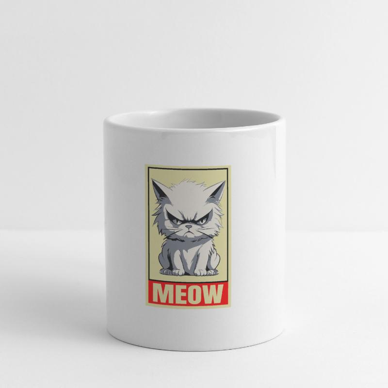 Cat Meow Grumpy Grumpy Grumpy Funny Mug