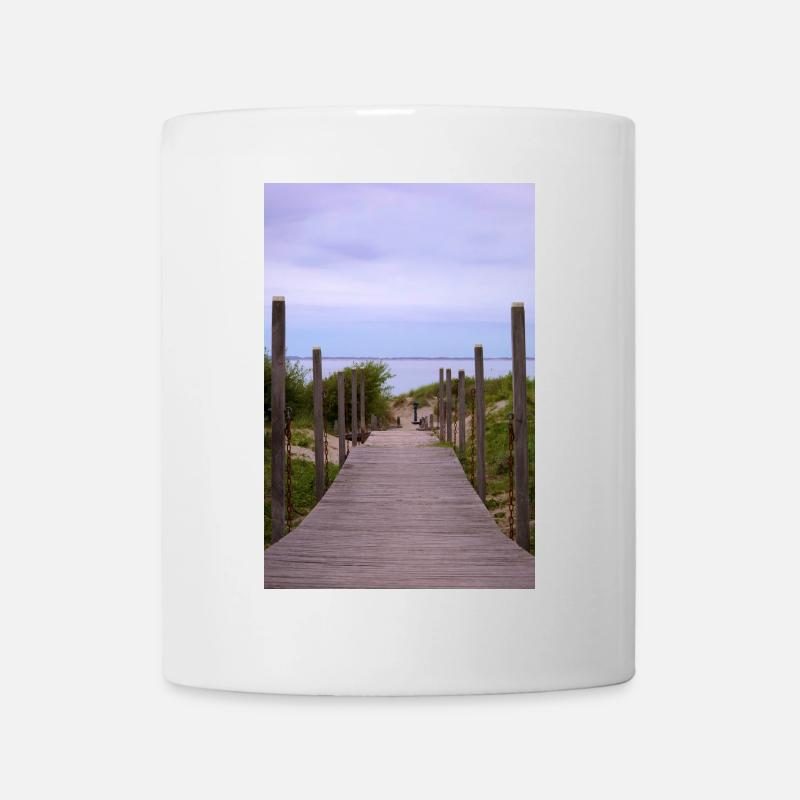 Stranddünen - Tasse - Weiß