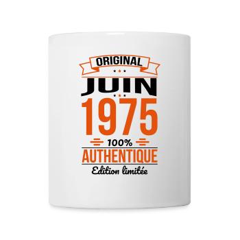 50. Jahrestag - Original - Juni 1975 - Tasse - Weiß - Vorne
