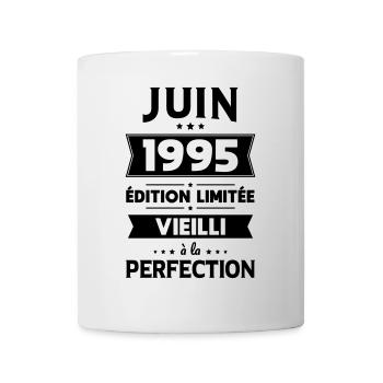 Anniversaire 30 ans - Juin 1995 Perfection - Mug blanc - blanc - Devant