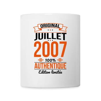 18th Birthday - Original - July 2007 - Mug - white - Front
