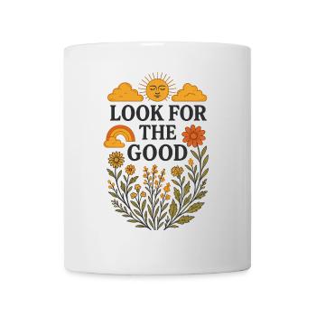 Cherchez le bon - Positivity Design - Mug blanc - blanc - Devant
