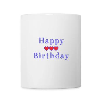 ALLES GUTE ZUM GEBURTSTAG. ALLES GUTE ZUM GEBURTSTAG. JAHRESTAG. - Tasse - Weiß - Vorne