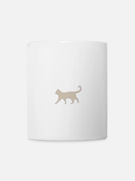 Introverti mais prêt à parler des chats - Chat - Mug blanc - blanc