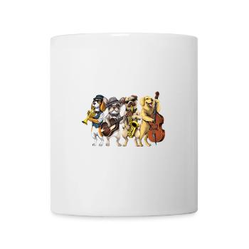 Dogs Jazz Musicians - Mug - white - Front