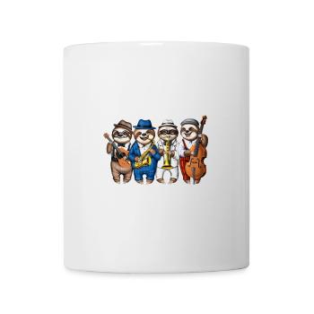 Sloth Jazz Musicians - Mug - white - Front