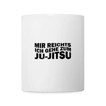 Mir reichts ich gehe zum Ju-Jitsu - Tasse - Weiß - Vorne