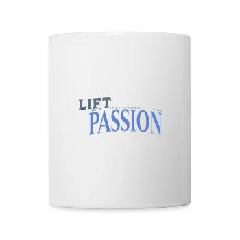 Lift with Passion - Tasse - Weiß - Vorne