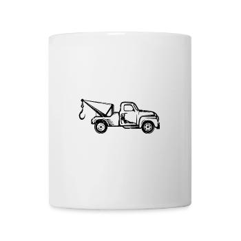 Abschlepper Abschleppwagen Abschleppdienst - Tasse - Weiß - Vorne