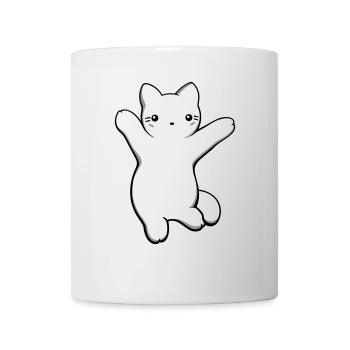 Kätzchen - Tasse - Weiß - Vorne
