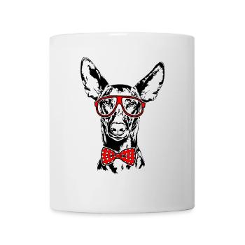Funny PHARAOH HOUND Glasses Dog Dog - Mug - white - Front
