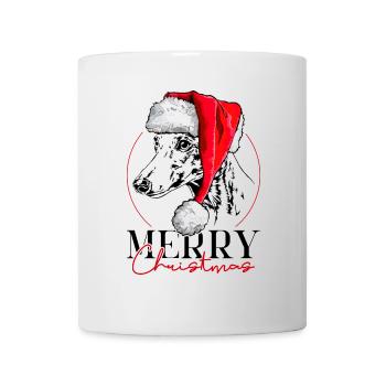 Père Noël WHIPPET Chien Joyeux Noël Chiens Wilsigns - Mug blanc - blanc - Devant