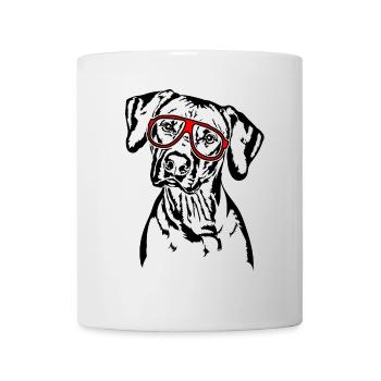 RHODESIAN RIDGEBACK Goggles Dogs Dog Wilsigns - Mug blanc - blanc - Devant