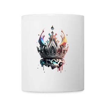 Couronne fondante - Mug blanc - blanc - Devant