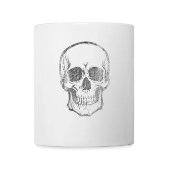 Skull Bone Skull Head Pirate - Mug - white - Front