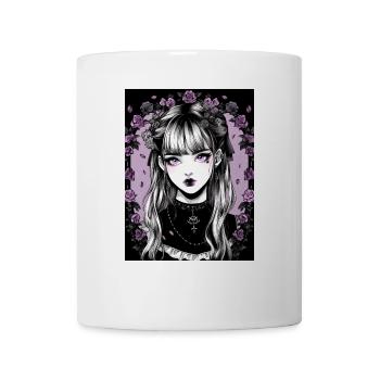 Anime, Mädchen, Geschenk - Tasse - Weiß - Vorne