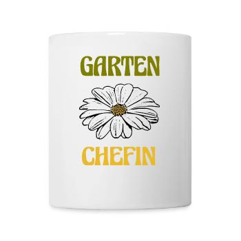 Gestionnaire de jardin de fleurs - Mug blanc - blanc - Devant