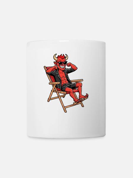 Roter Teufel - Tasse - Weiß