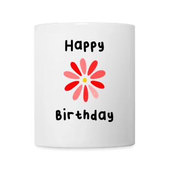 HAPPY BIRTHDAY. HAPPY BIRTHDAY. BIRTHDAY. - Mug - white - Front