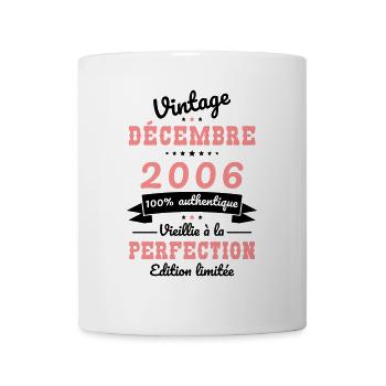 18 Year Anniversary - Vintage - December 2006 - Mug - white - Front