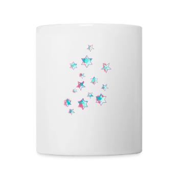 Stars,Colorful,Drawing,Graffiti,Painting - Mug - white - Front