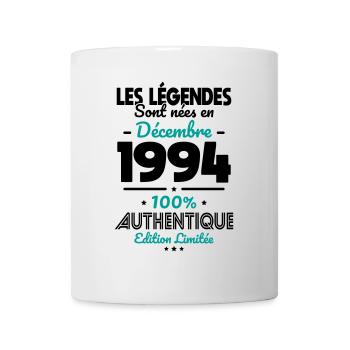 30th Anniversary - Legends Born December 1994 - Mug - white - Front