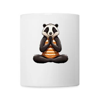 Badger Yoga - Mug - white - Front