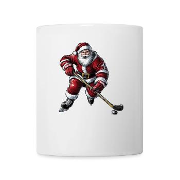 Eishockeyspieler Weihnachten - Mug - white - Front