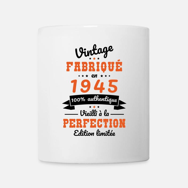 80 Year Anniversary - Vintage 1945 - Mug - white