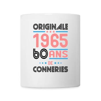 Anniversaire 60 ans - Originale 1965 - Conneries - Mug blanc - blanc - Devant